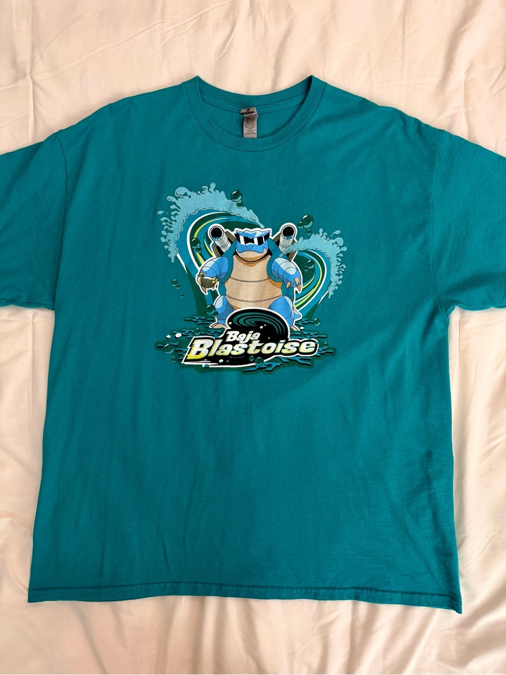 Baja Blastoise Teal Graphic Tee